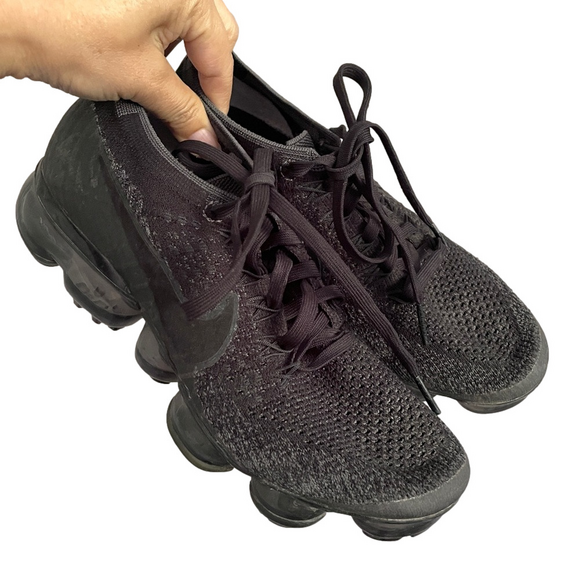 Nike Air Vapormax Triple Black Runners - 6 - Picture 3 of 12
